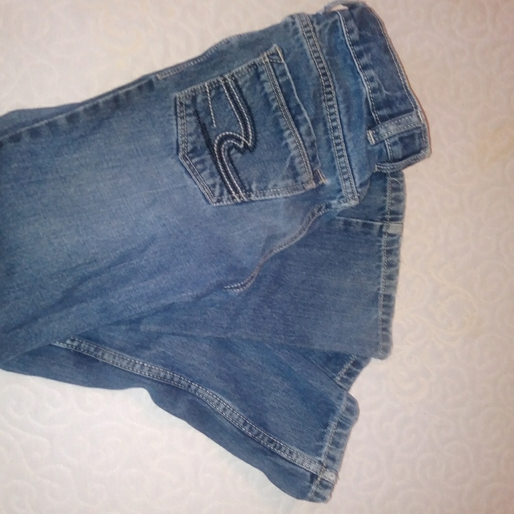 Boys silver size 7 jeans